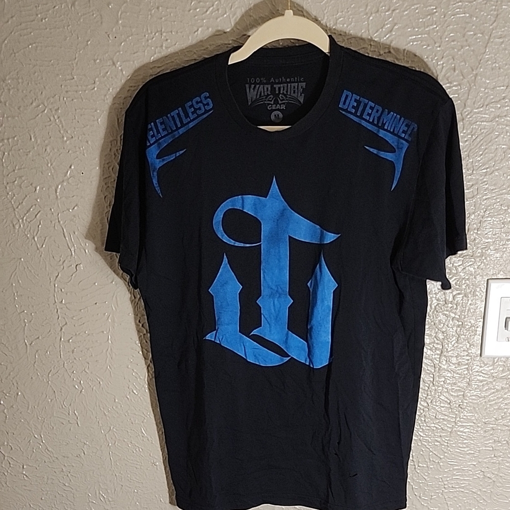 War Tribe T Shirt M BLUE NAVY